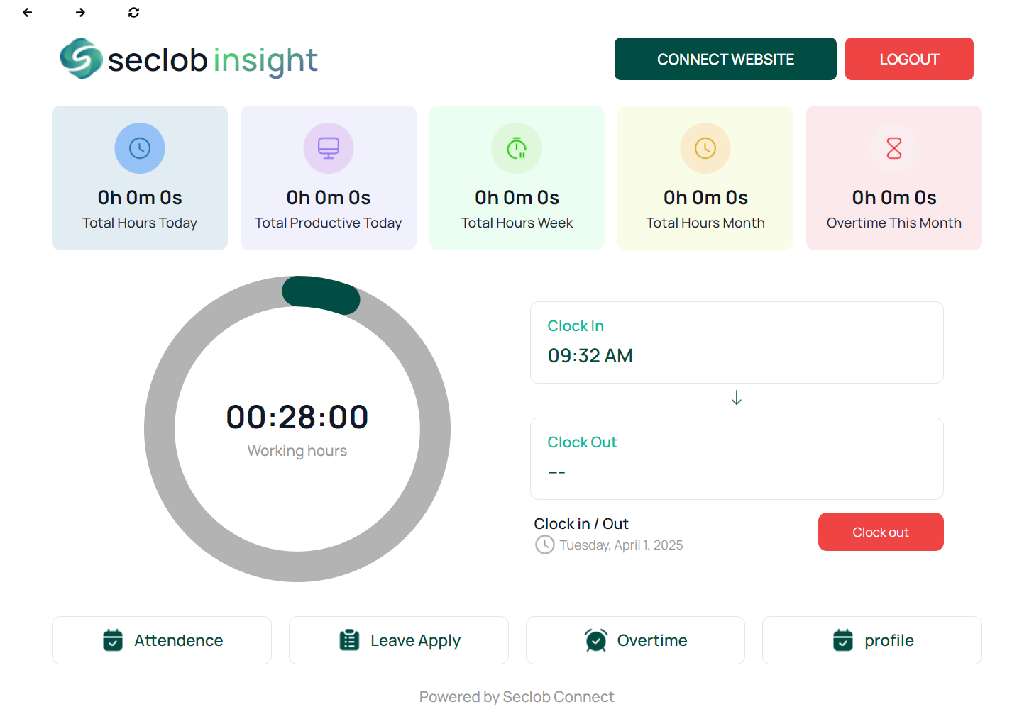 Seclob Connect - HRM Software